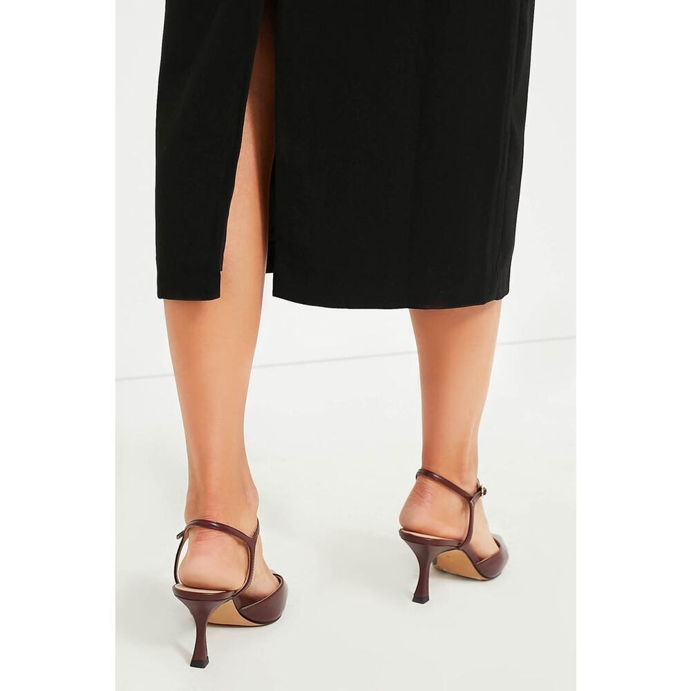 Tuckernuck Black Midi Dress with Cape Sleeves - Picture 6 of 8